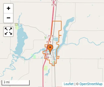 Area schools map